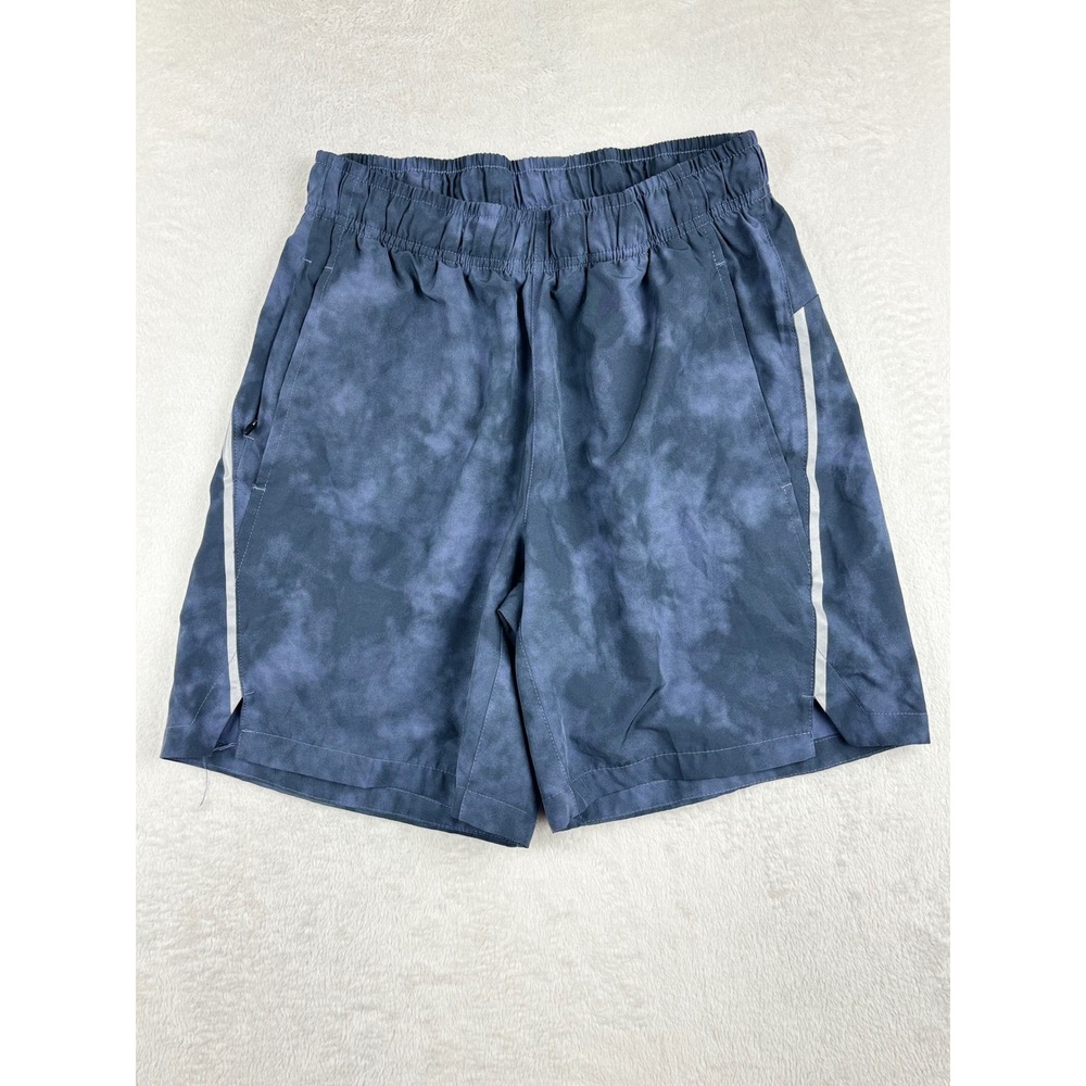 Skora Quick Dry Tie Dye Cloud Athletic Shorts Blue Gray Womens Small 6in Inseam
